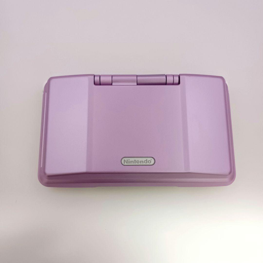 外装新品　初代DS本体　ニンテンドーDS AGS002 パープル　充電ケーブル付