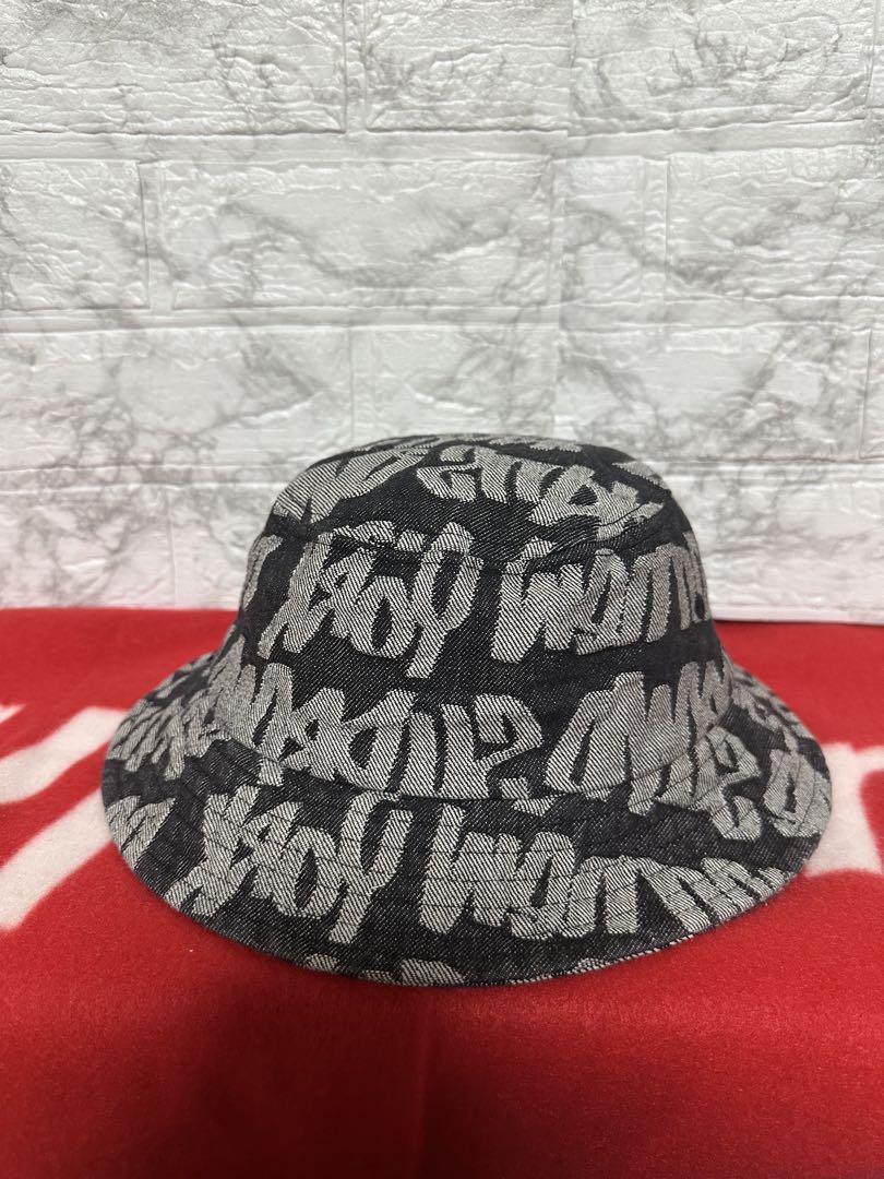 supreme／Fat Tip Jacquard Denim Crusher