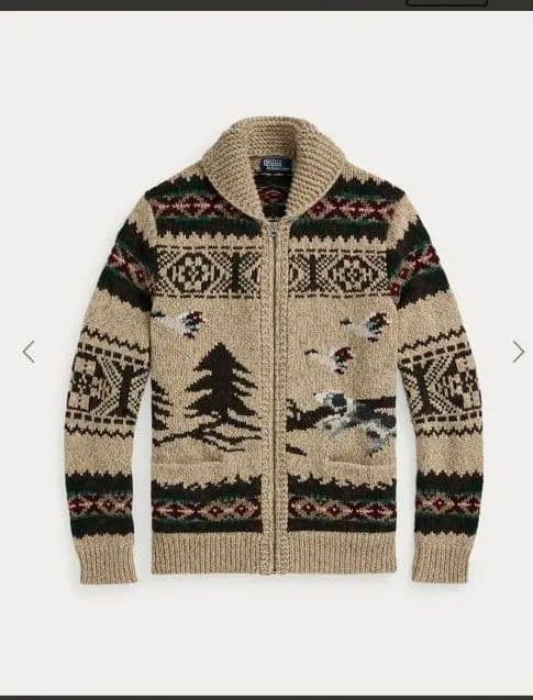 Polo Ralph Lauren ノルディック柄カーディガンS POLO RALPH LAUREN