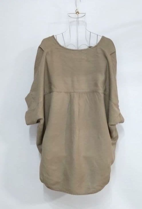 JournalStandardレーヨン麻スキッパーブラウス