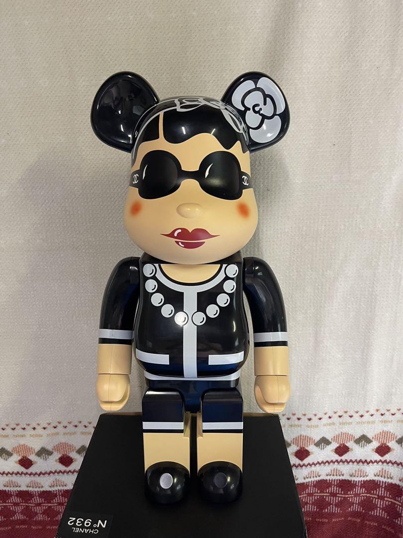中古品 BE@RBRICK ベアブリック CHANEL 1000%