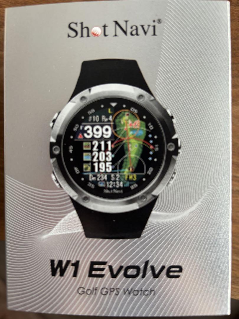 ショットナビ Shot Navi W1 Evolve Black x Black ラウンド用品 ショットナビ Shot Navi W1 Evolve Black x Black ラウンド用品