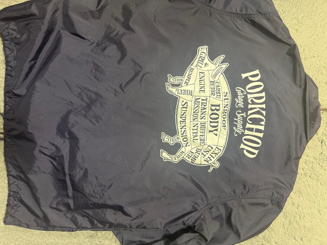 PORKCHOP コーチジャケット ネイビー