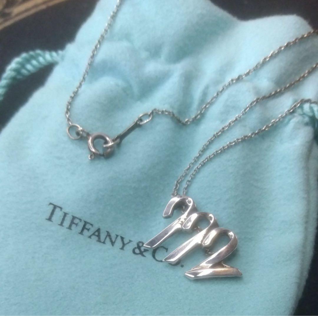 ティファニー TIFFANY&Co　さそり座/イニシャルM 　シルバーネックレス