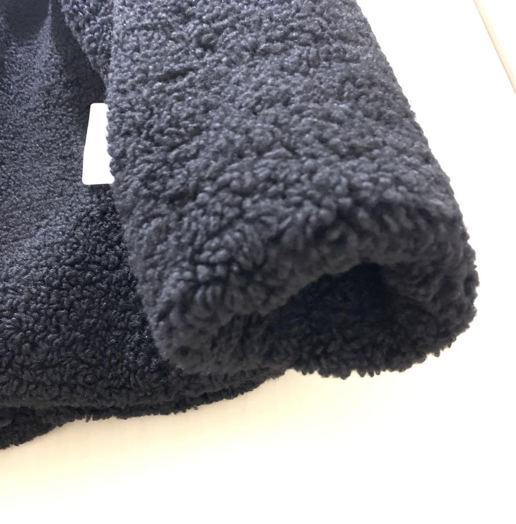 完売品　PLST プラステ　リバーシブル　モコモコアウター　サイズM-L  黒 完売品 PLST プラステ リバーシブル モコモコアウター サイズM-L 黒