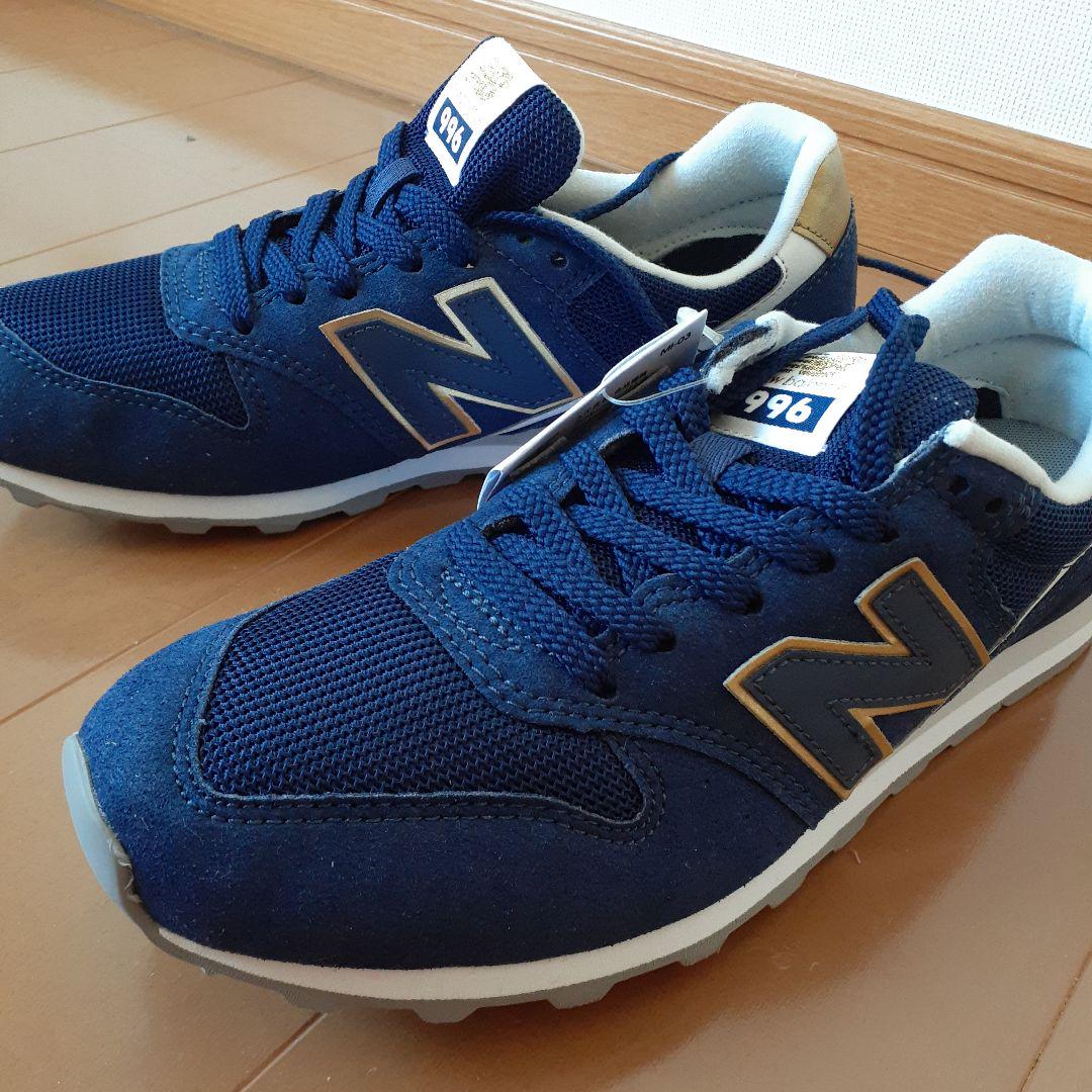 格安saleスタ New 新品未使用 Balance スニーカー24cmタグ付き ネイビー 996 シューズ