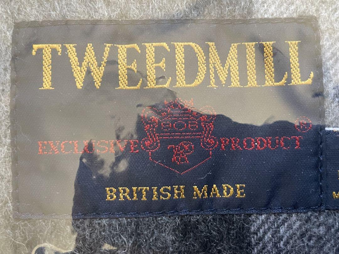 TWEEDMILL マフラー チェック柄 グレー系 イギリス製