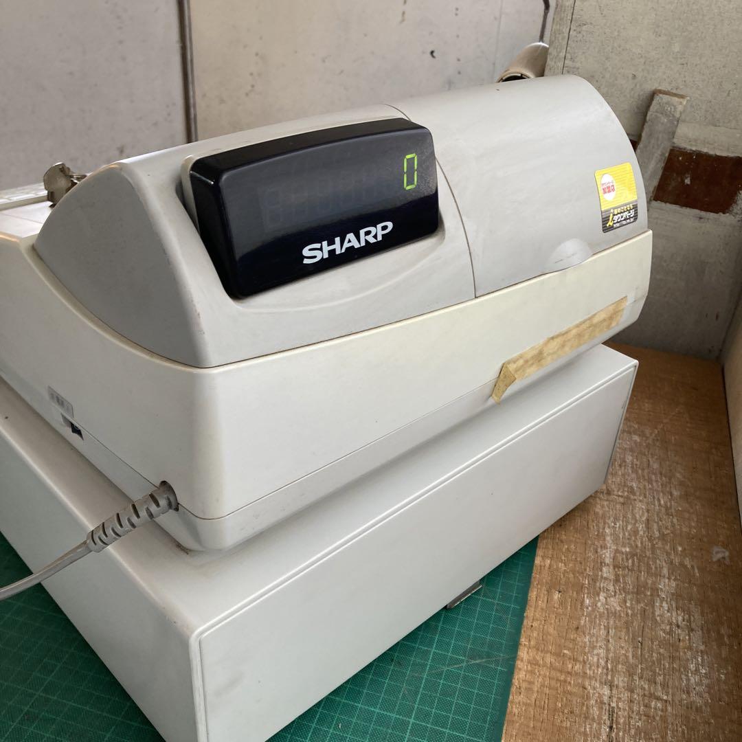 電源のみ確認 SHARP レジスタ XE-A212 業務用 説明書付き