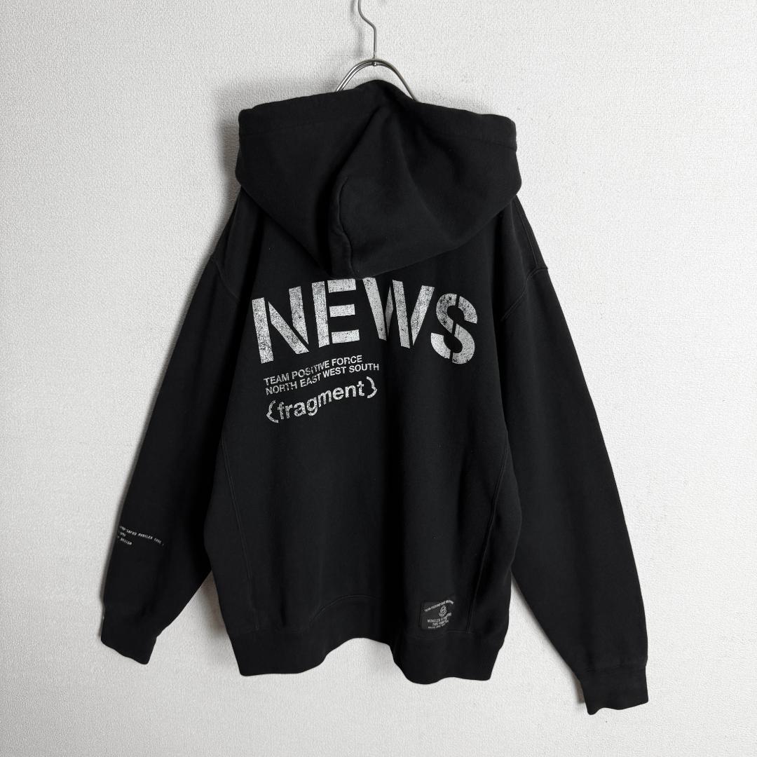 【美品☆Lサイズ☆高級モデル】モンクレールフラグメント バックプリントパーカー 【美品☆Lサイズ☆高級モデル】モンクレールフラグメント バックプリントパーカー