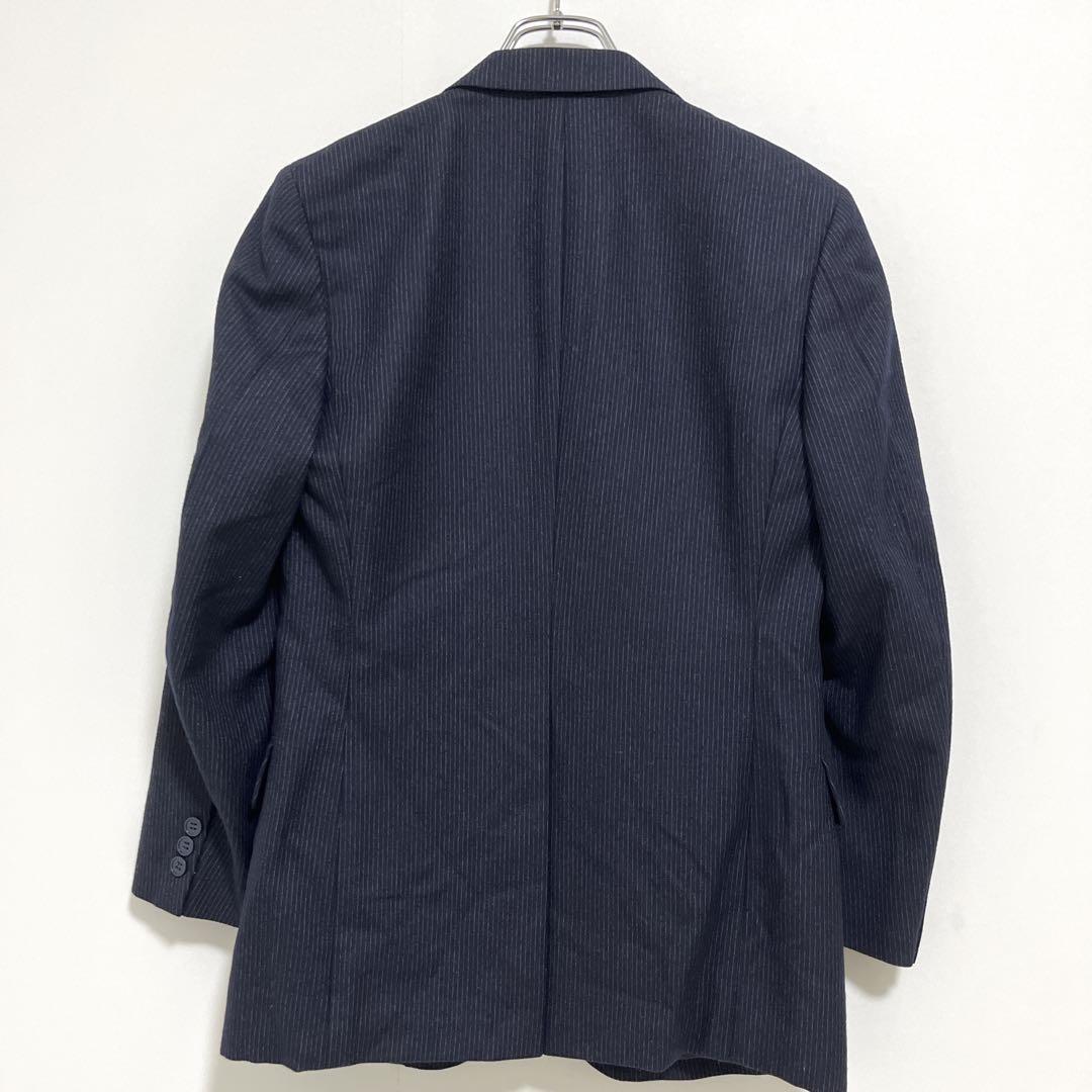 美品【ダーバン】NEW WOOL 100%シャドーストライプテーラードジャケット
