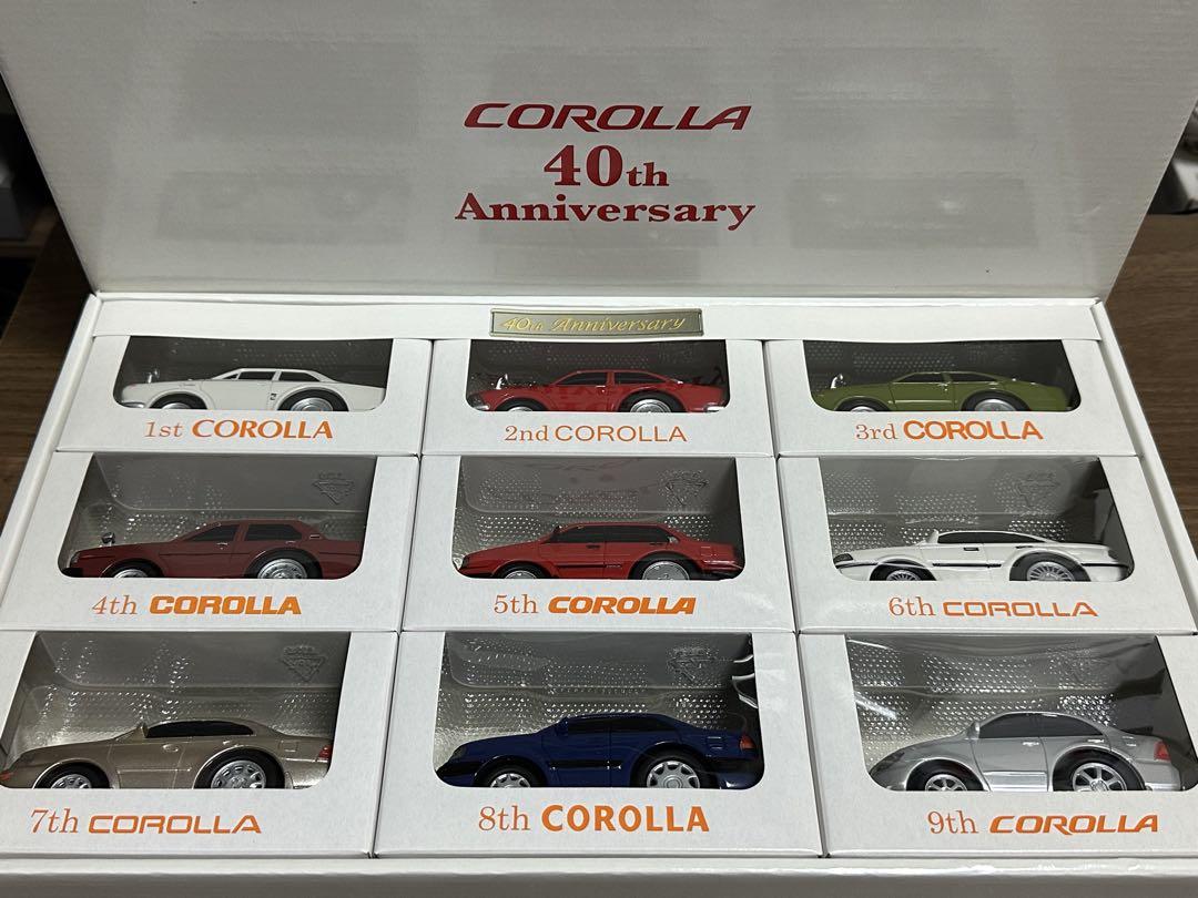 トヨタ カローラ 40周年記念 ミニカーセット プルバック トヨタ カローラ 40周年記念 ミニカーセット プルバック - メルカリ