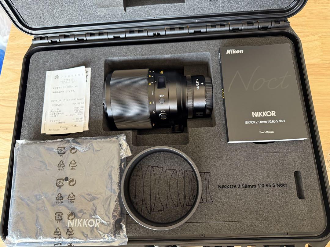 NIKKOR 58/0.95 S Noct レンズ 830,000円
