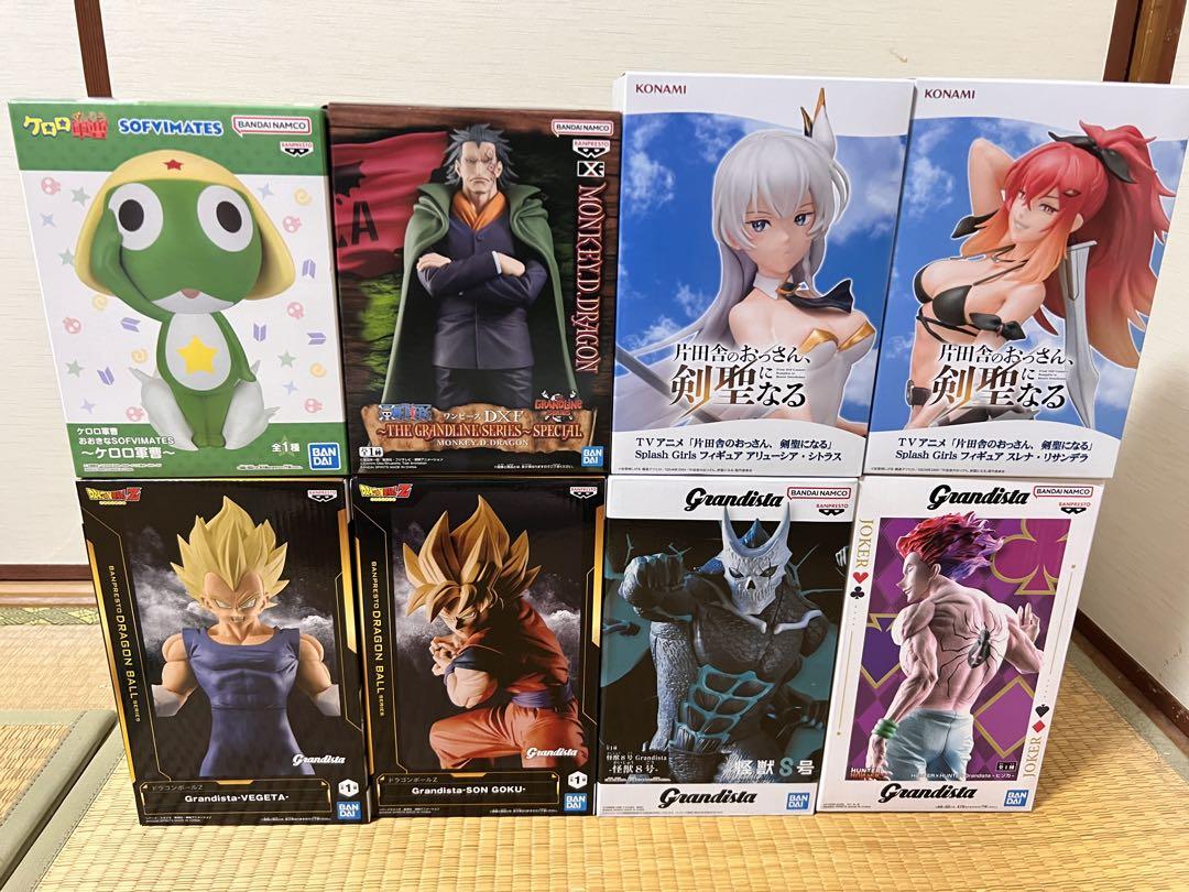 フィギュアセットワンピース片田舎ドラゴンボール怪獣8号ヒソカケロロ軍曹