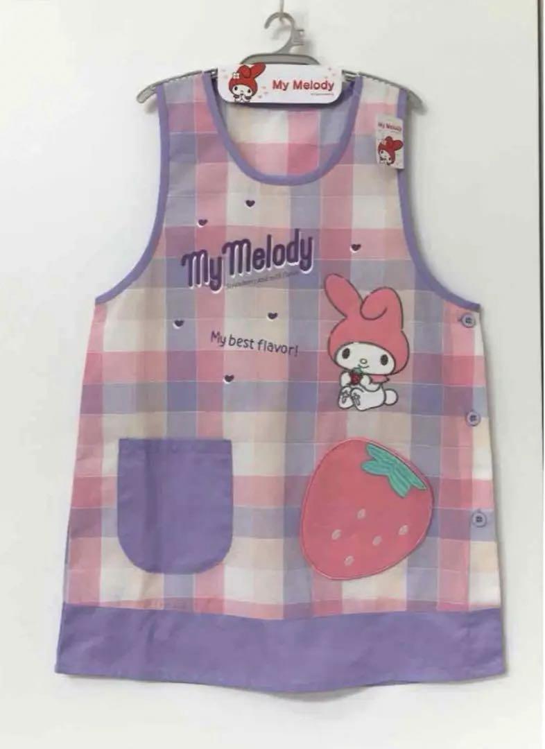 My Melody エプロン チェック柄