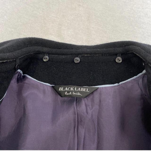 【Paul Smith BLACK】size 38 ☆美品☆ 黒色のピーコート