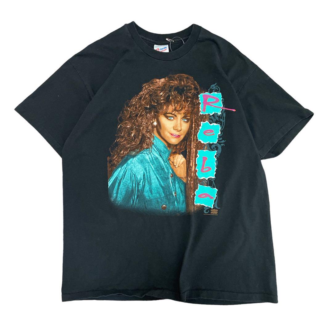 バンT 半袖Tシャツ リーバマッキンタイア reba mcentire 黒 XL