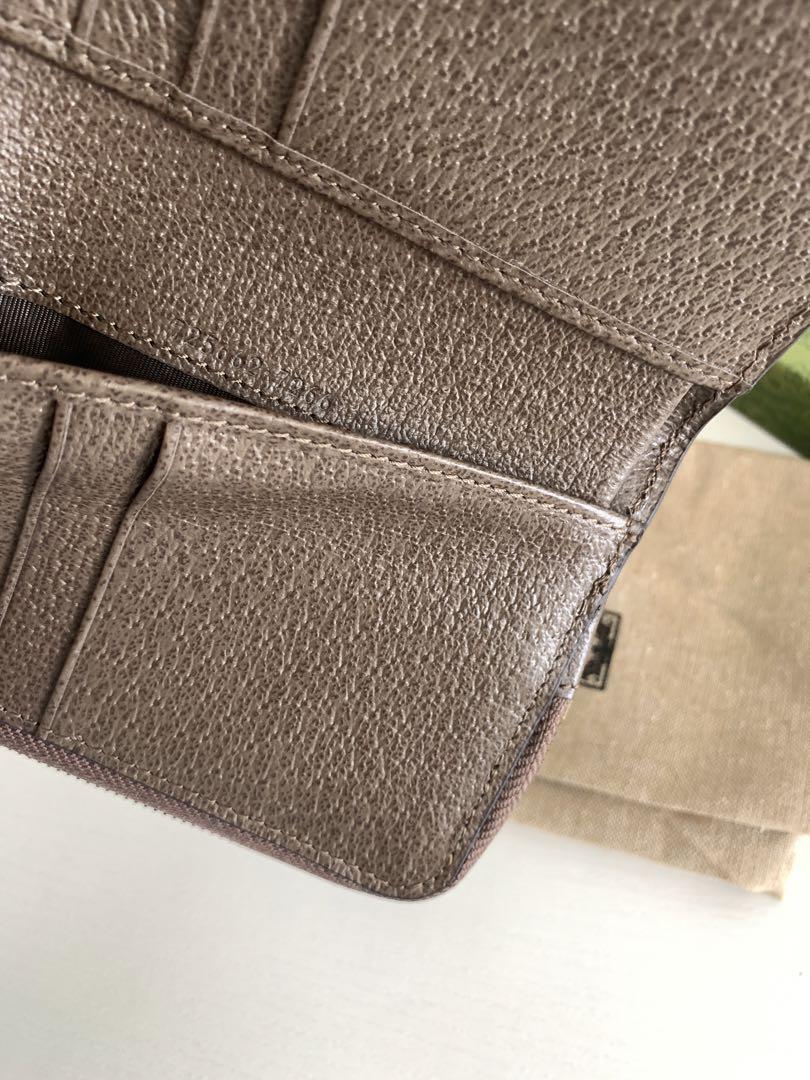実物写真 GUCCI グッチ GGスプリーム 二つ折り財布 カードケース