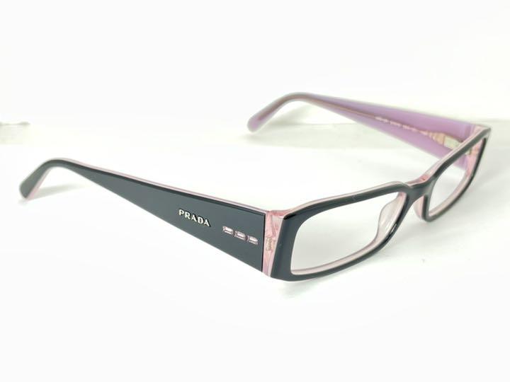 正規品 PRADA プラダ スクエア ブラック メガネ J292