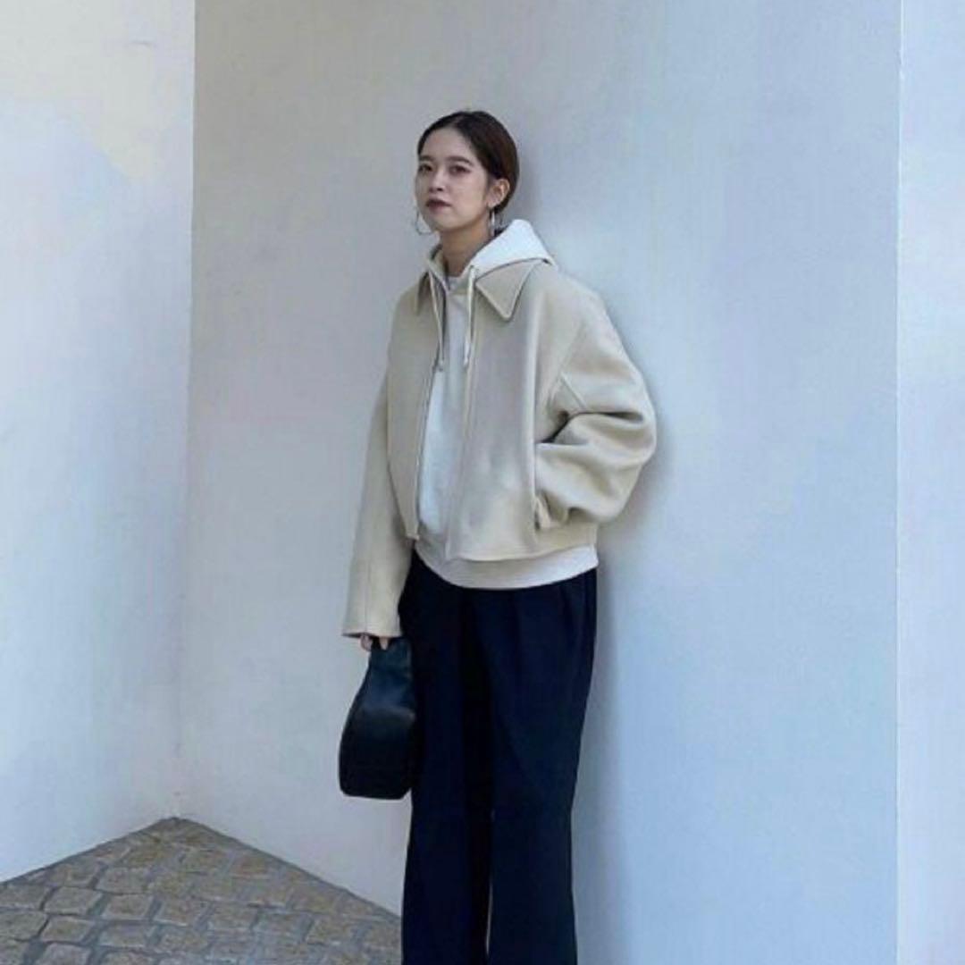 TODAYFUL ライトベージュ ジップアップジャケット