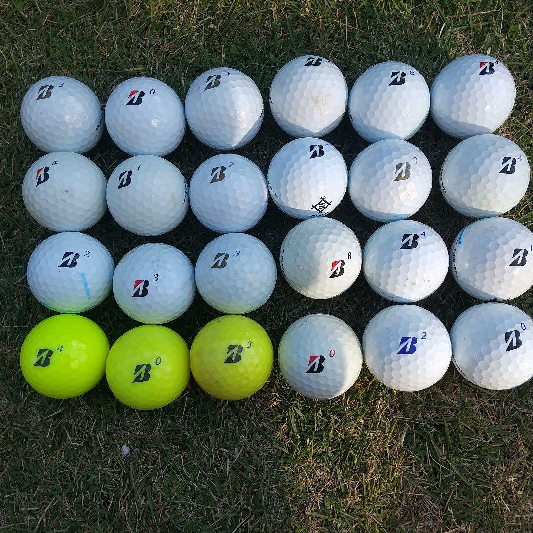 美品ブリヂストンTOUR B XS ロストボール24球 ブリヂストン TOUR B xs ロストボール 24個-アウトレットを専門