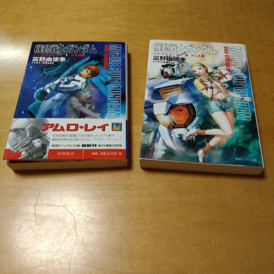 【初版】機動戦士ガンダム ハイ・ストリーマー　2冊　富野由悠季　徳間デュアル文庫