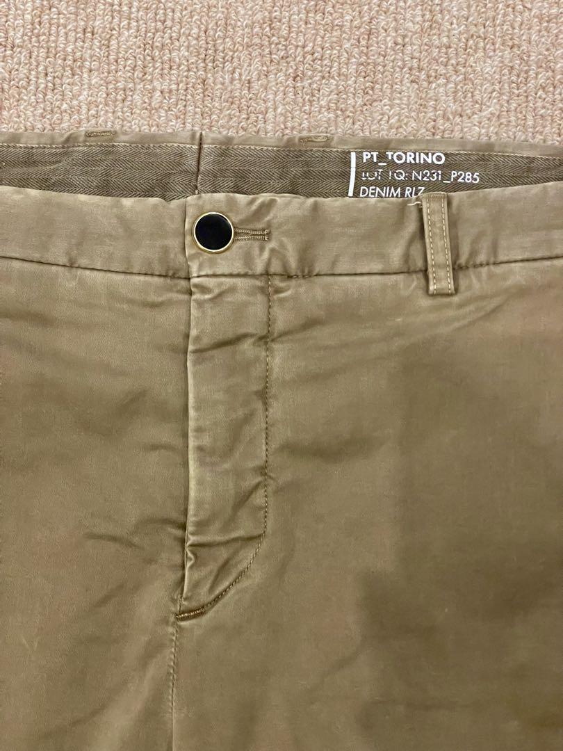 PT torino コットンストレッチチノパンツ