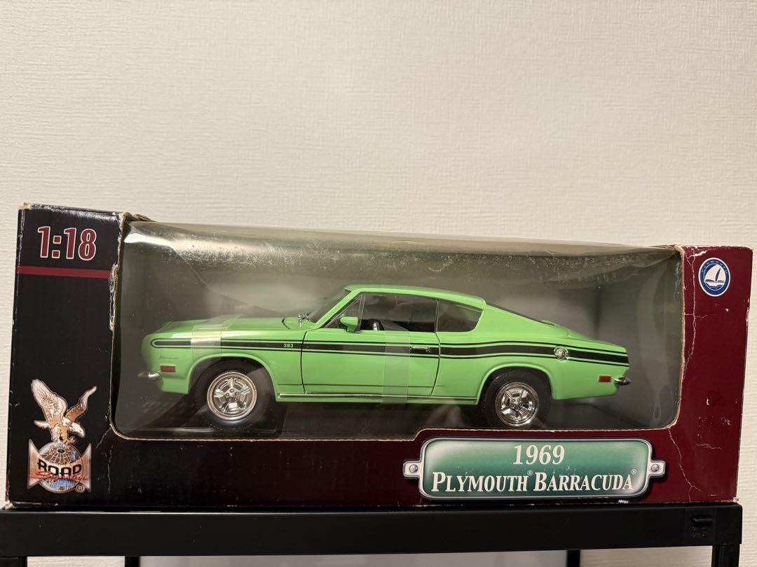 1969 Plymouth Barracuda 1/18スケール 稀少品