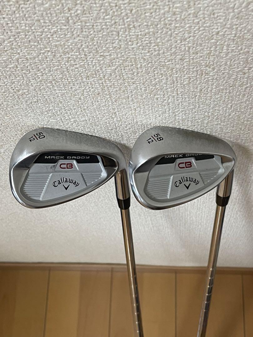 最上の品質な Callaway 58度 2本セット50度 ウェッジ CB Daddy Mack クラブ