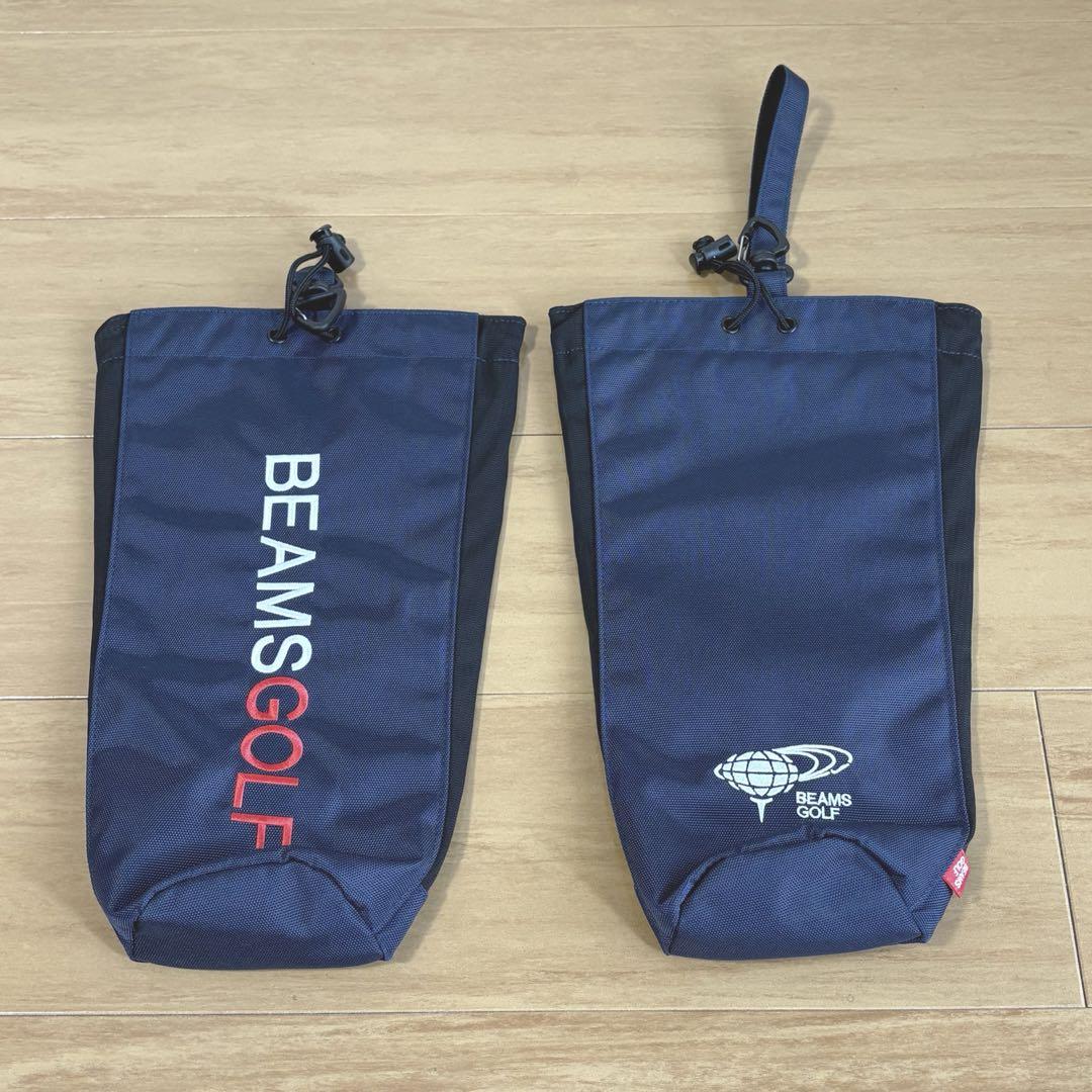 BEAMS GOLF セパレートシューズケース　NAVY