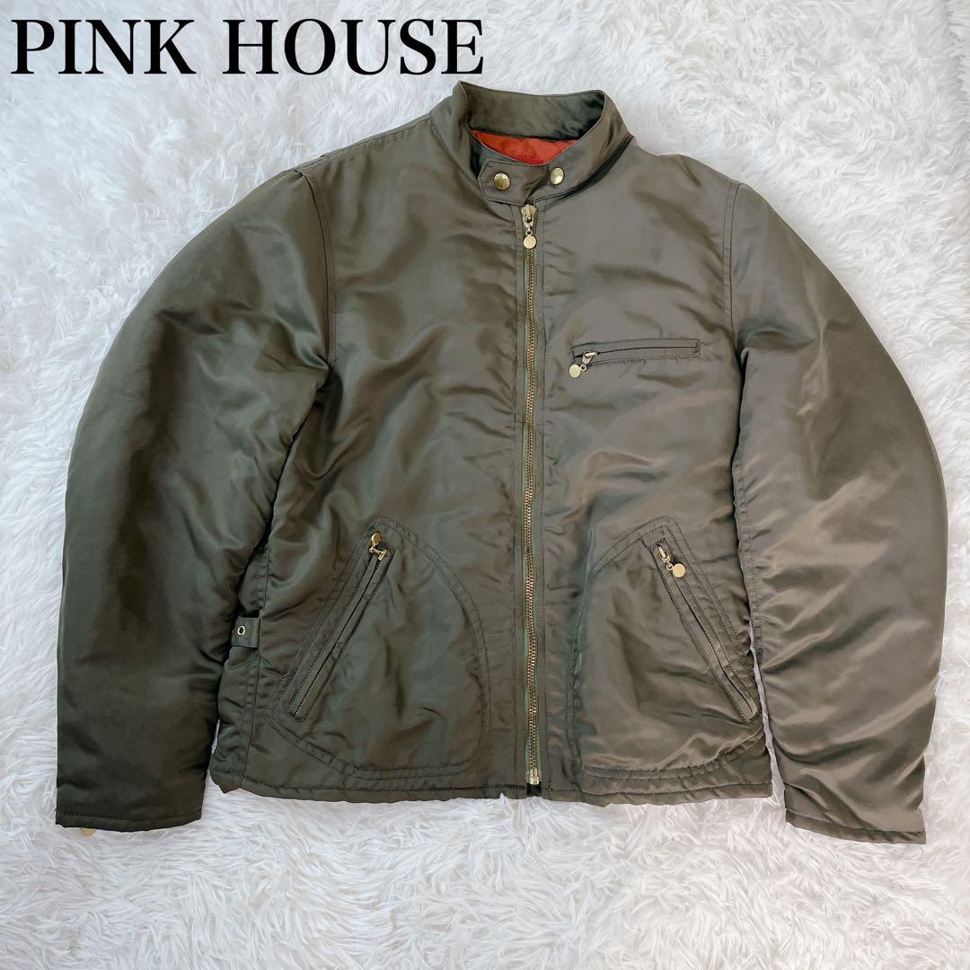 PINK HOUSE ミリタリー ジャケット ブルゾン MA-1 SIZE PINK HOUSE