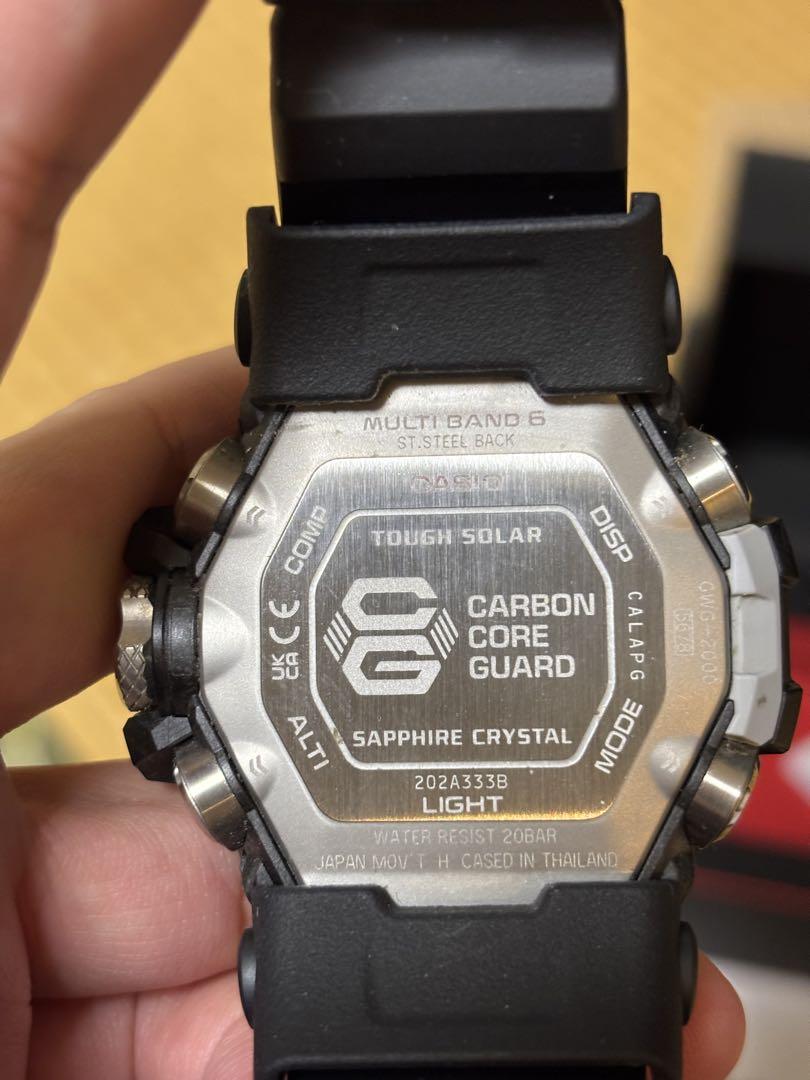 【極美品】CASIO G-SHOCK GWG-2000-1A1JFマッドマスター