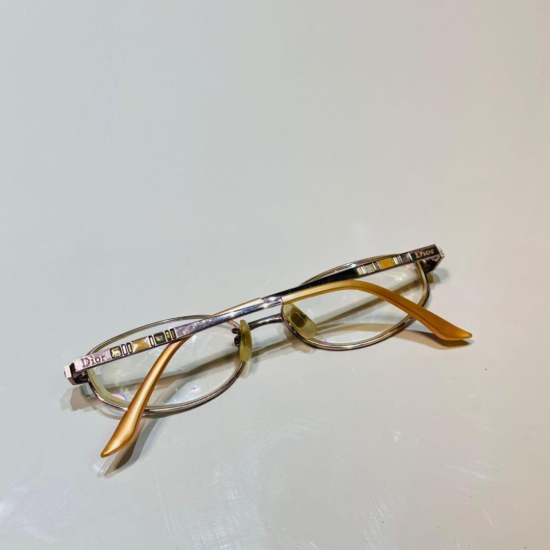 Christian Dior オーバルフレーム メガネ 現状渡し Christian Dior オーバルフレーム メガネ 現状渡し