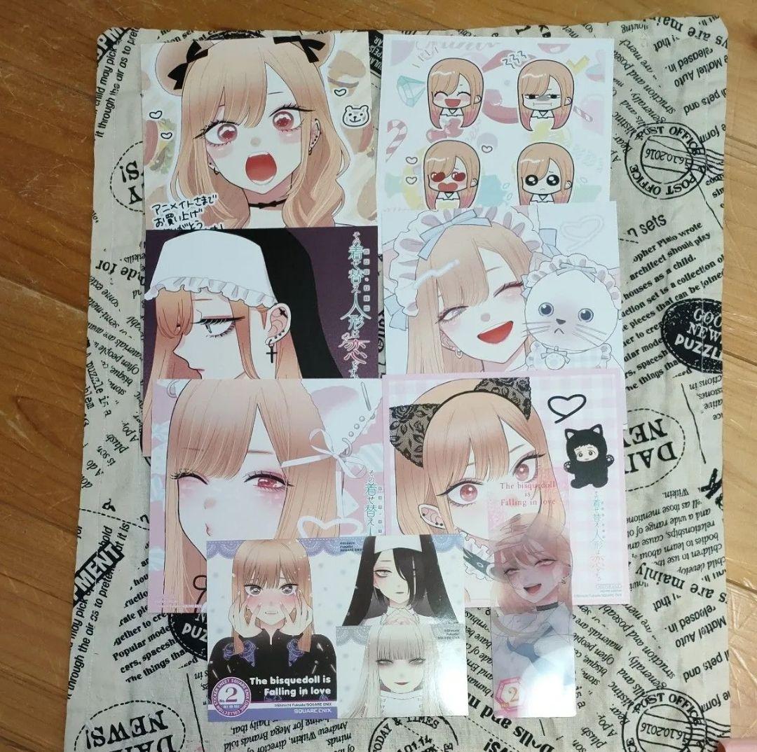 その着せ替え人形は恋をする　イラストカード　色紙　アニメイト　特典　6点セット その着せ替え人形は恋をする アニメイト 特典 色紙 6枚 非売品