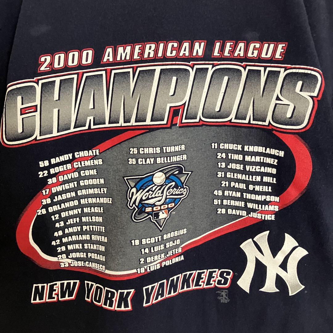 00sニューヨークヤンキース優勝記念限定TシャツtシャツMLB