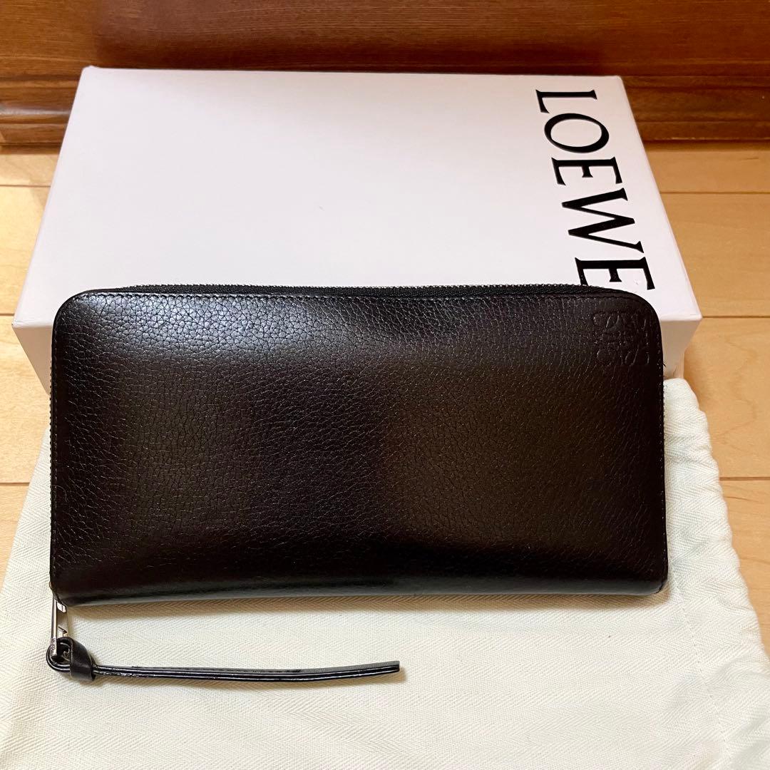 ロエベ 長財布 ラウンドファスナー