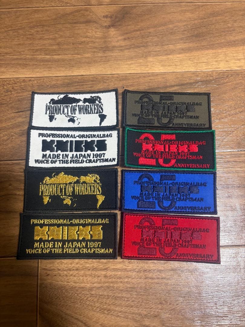 ニックスベルクロワッペン目立った傷や汚れなし