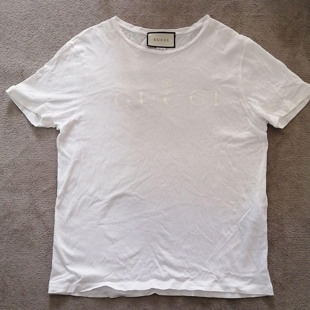 GUCCI　グッチ　M　Tシャツ　ホワイト