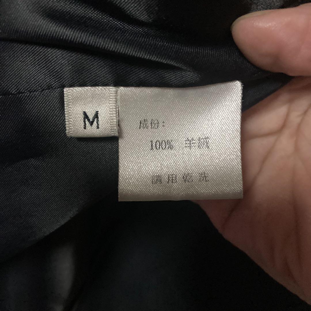 BALENCIAGA ステンカラーコート M 濃いネイビー