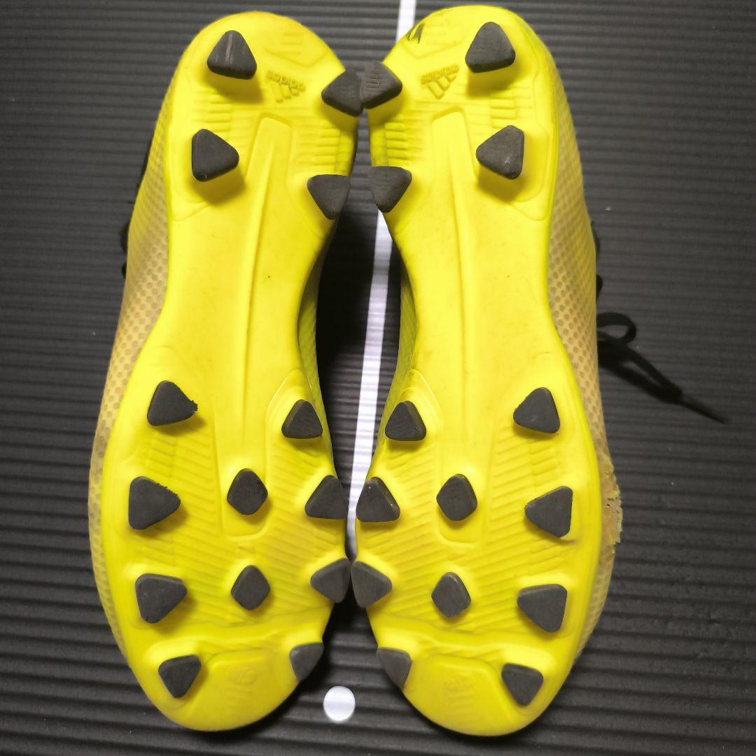 アディダス サッカースパイク 26.5cm イエロー/ブラック - メルカリ