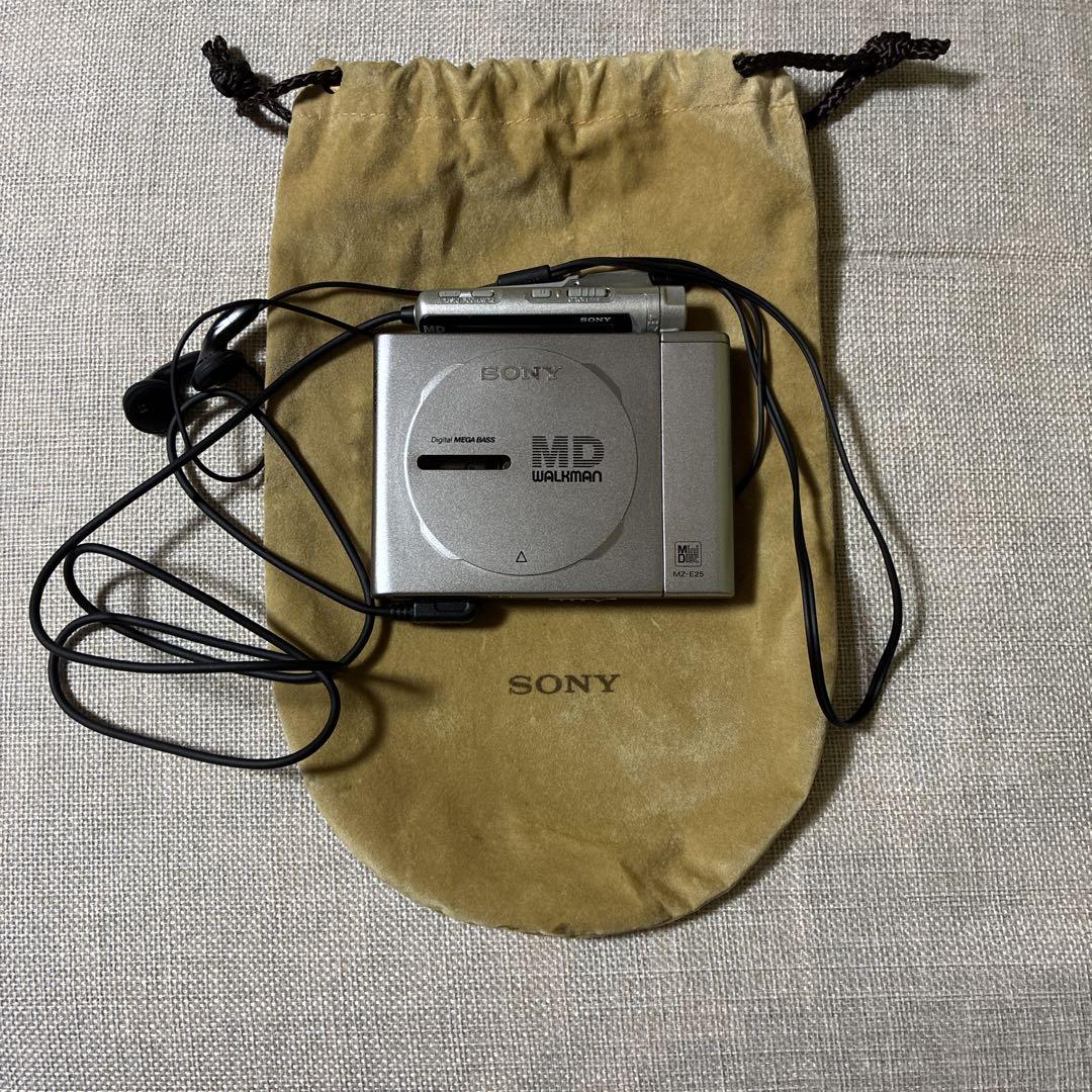 美品】動作確認済SONY MZ-E25 ポータブルMDプレーヤー - メルカリ