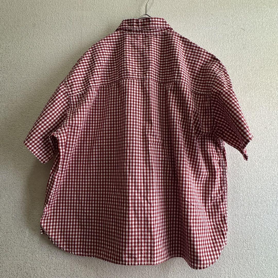 NATURAL LAUNDLY ナチュラルランドリー　ギンガムチェック　シャツ