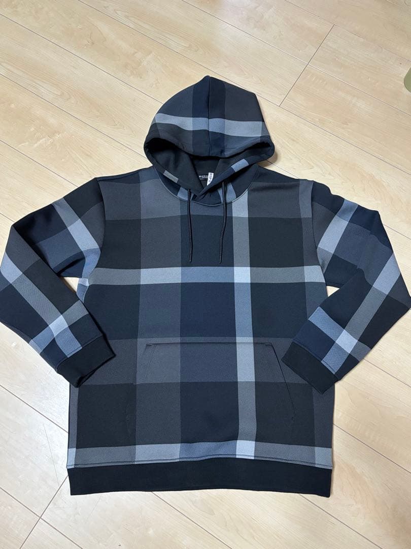 BLACK LABEL パーカー チェック総柄 三陽商会L BLACK LABEL CRESTBRIDGE