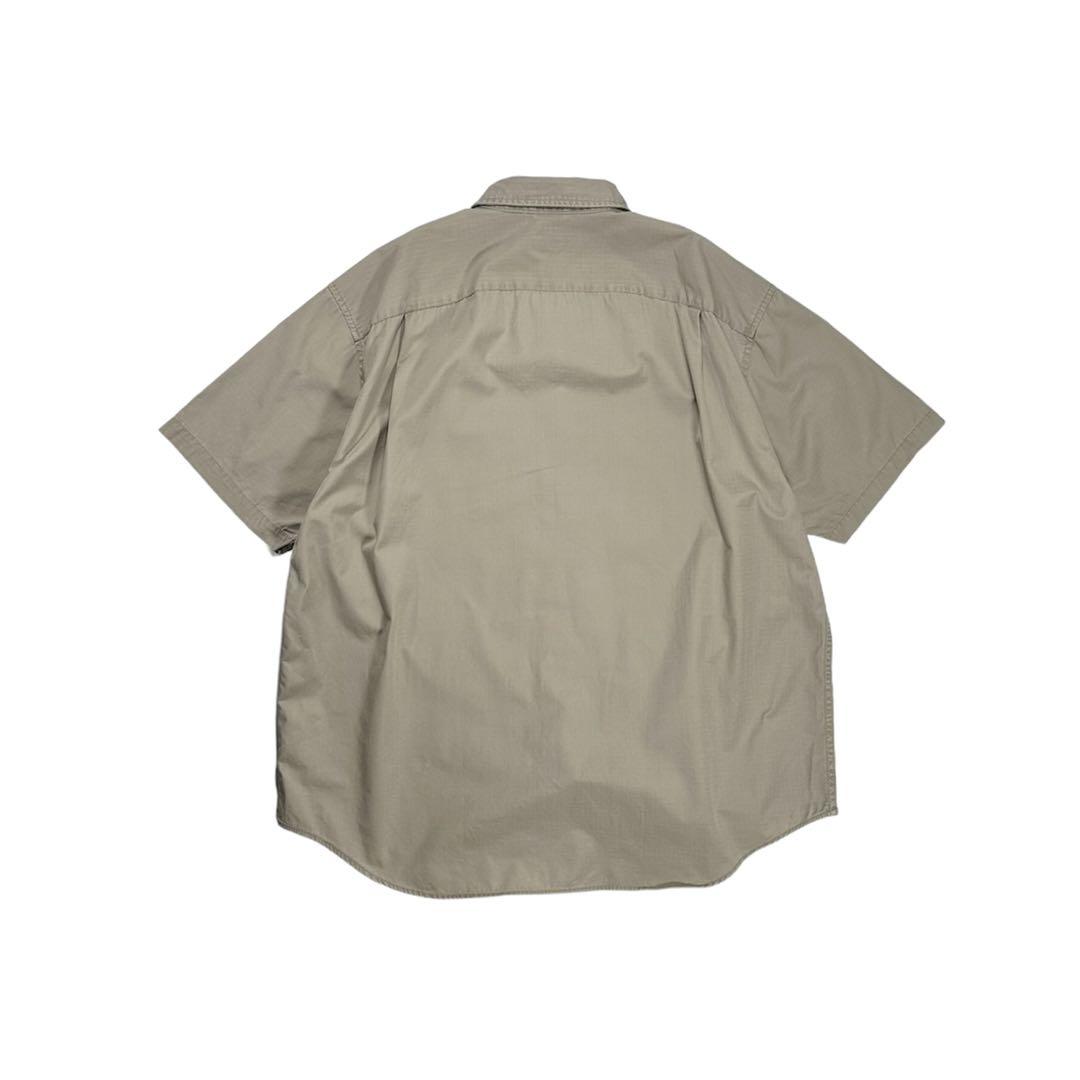 トップス 90s old gap s/s rip stop work shirt