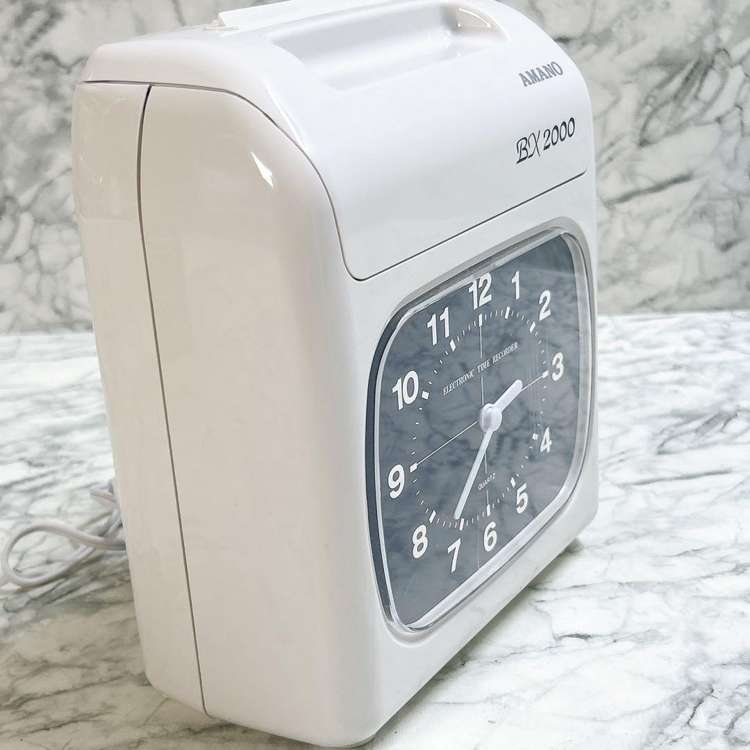AMANO アマノ タイムレコーダー BX-2000 タイムカード付き
