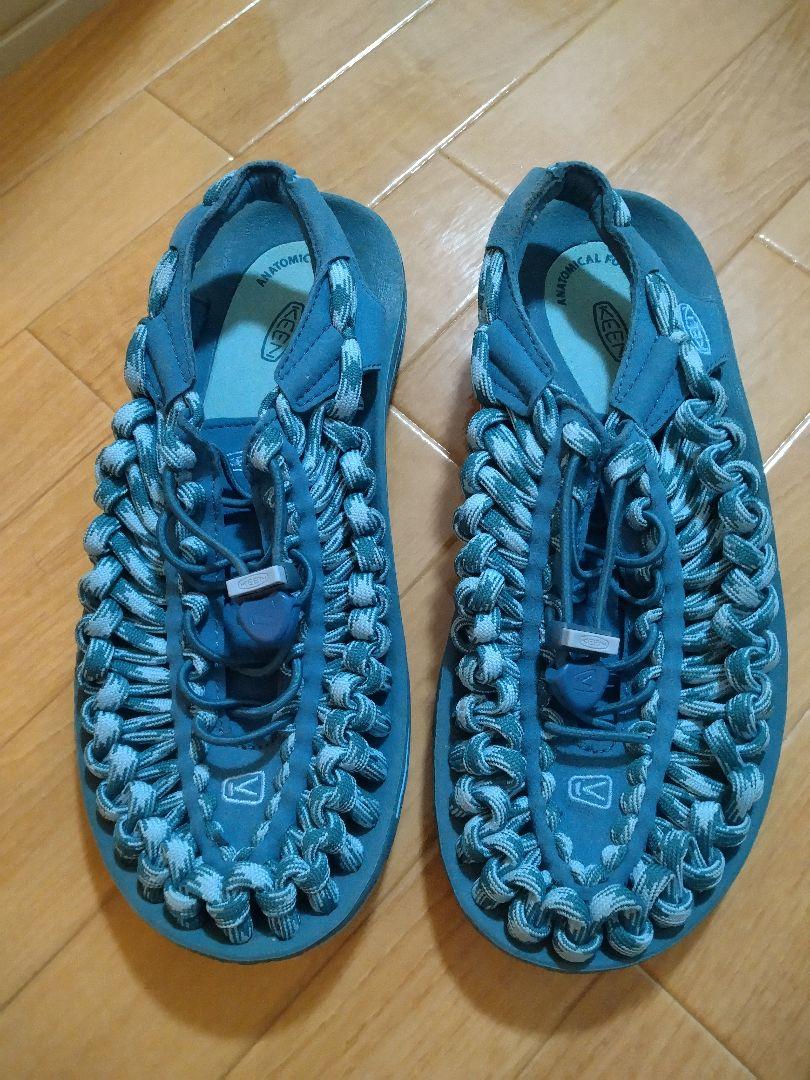 KEEN スポーツサンダル 青 7（US）