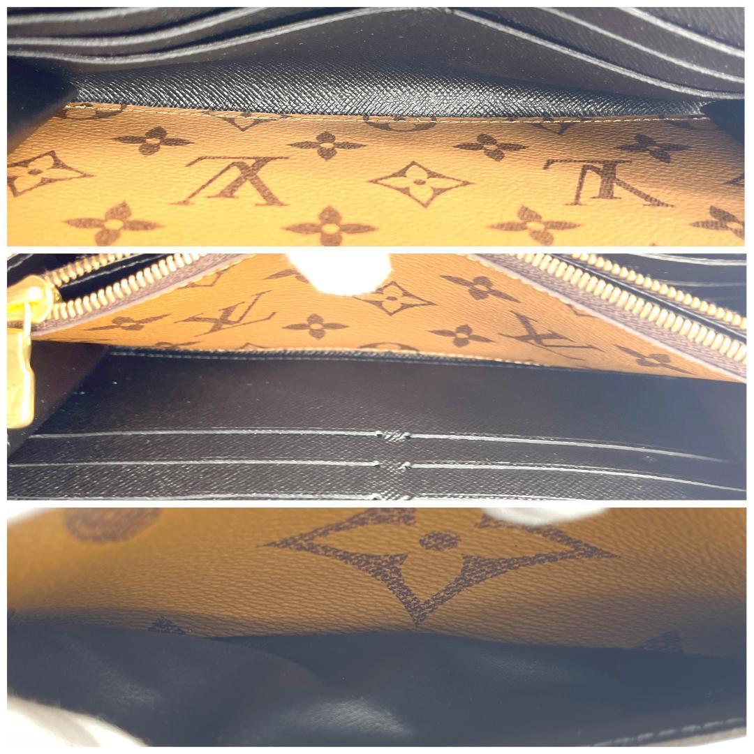 ルイヴィトン 長財布 モノグラム ジャイアント リバース ポルトフォイユサラ