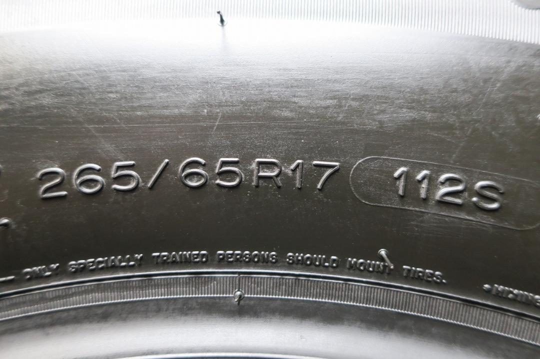 ◆新車外し品◆ 18年製 265/65R17 ミシュラン ラティチュード ツアー