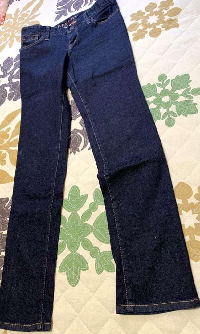 BURBERRY スキニーデニム ダークブルー