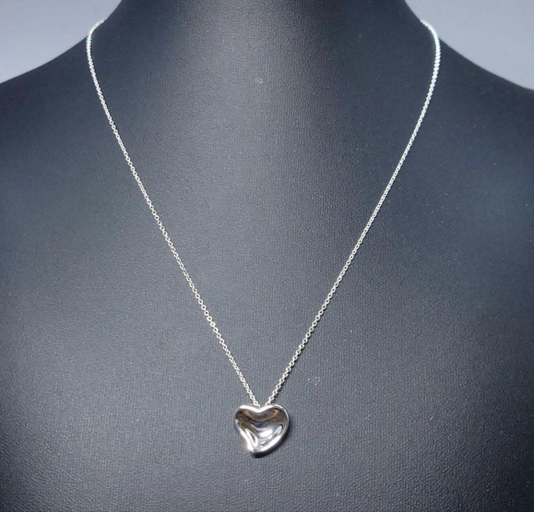 ⭐️美品【ティファニーカーブド フルハートネックレス♡シルバー925】大人気‼︎