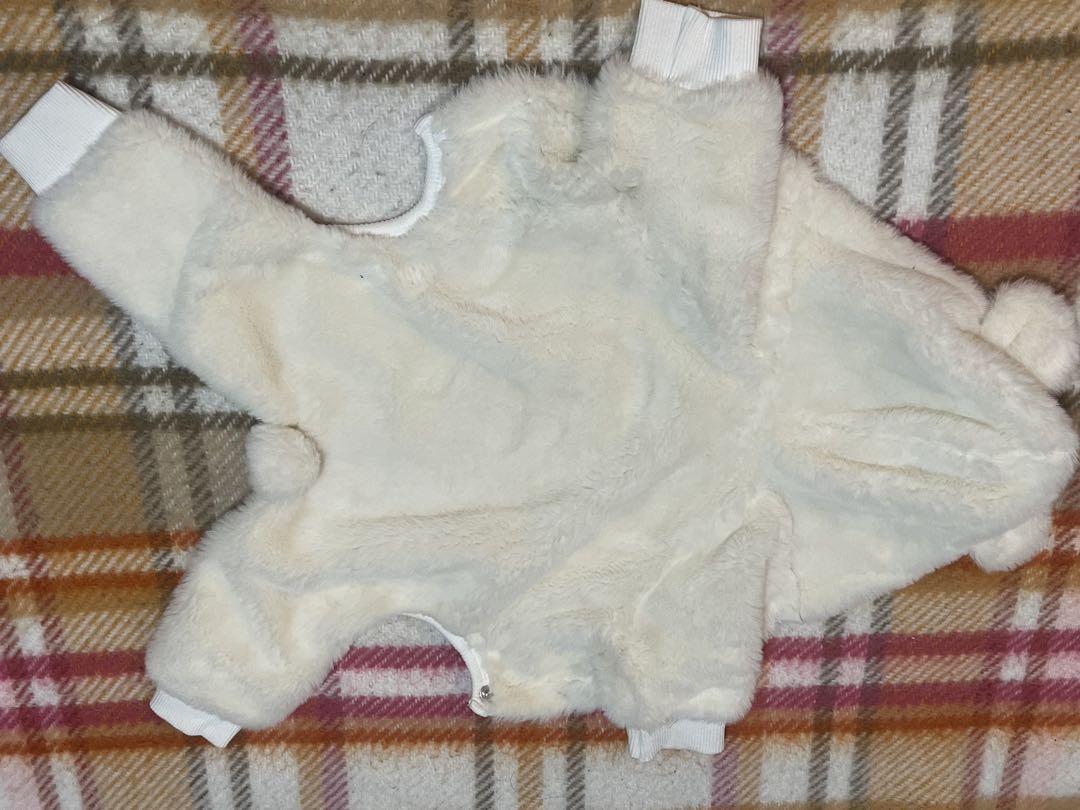 犬服☆asknowasdewan☆白くまロンパース☆2号☆超美品